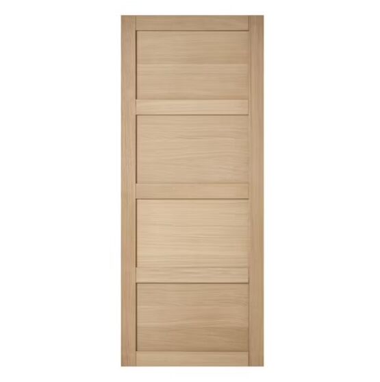 Porte Seule Quadral Recoupable Chêne Plaqué | LAPEYRE SERVICES