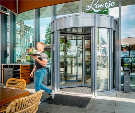 Porte tournante à capacité de flux normal | Tourniket - produit présenté par BOON EDAM FRANCE