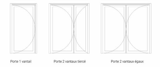 Porte va-et-vient 1 vantail / 2 vantaux en acier pare-flamme - E30 | Gamme SteelTeq - produit présenté par ERIBEL