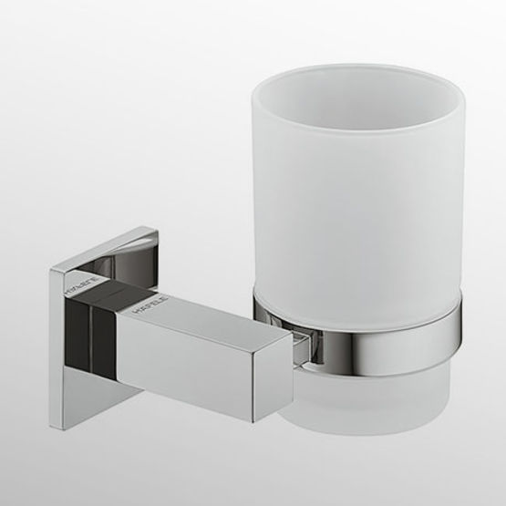  Porte-verre design avec verre satiné - Autres accessoires pour salle de bains