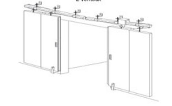 Portes coulissantes à un ou deux vantaux PF 1/2 h ou 1 h