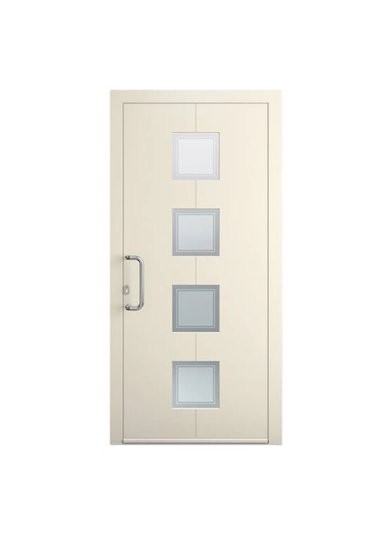  Portes d’entrée bois aluminium | PIERRET SA  - Porte d'entrée en matériaux mixtes