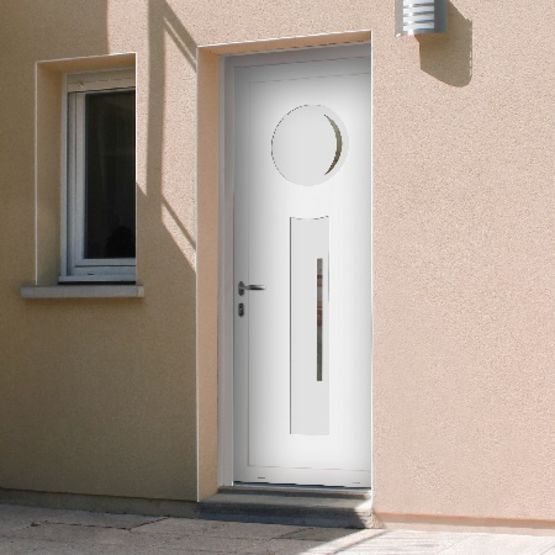 Portes d’entrée PVC à panneau décoratif | Batistyl Habitat - Porte d'entrée en PVC ou composite