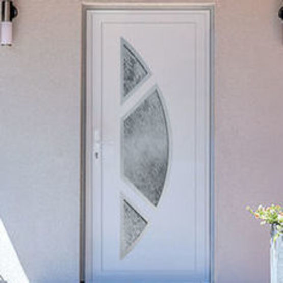 Voyel Portes D Entree Pvc Pleines Ou Vitrees Batiproduits