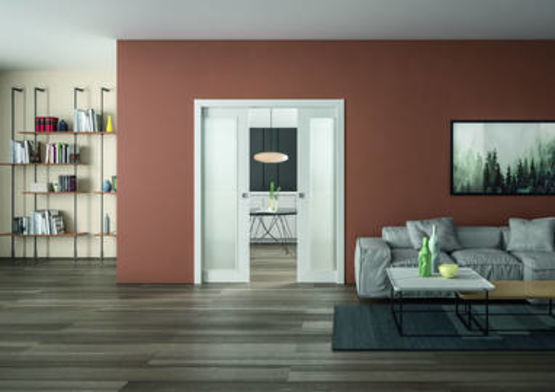  Portes d’intérieur coulissantes et battantes en bois | Comfort Luce  - Porte de distribution en bois