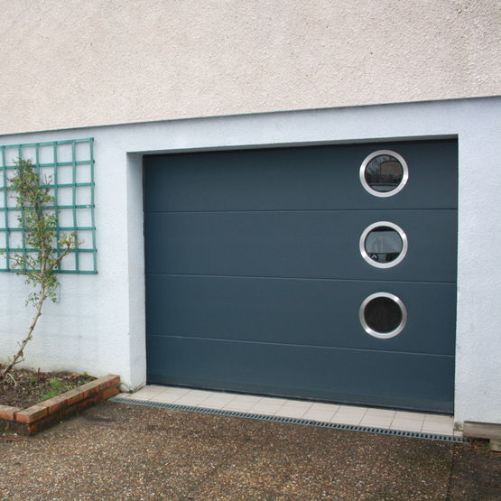  Portes de garage sectionnelles à refoulement latéral ou horizontal | Séréna  Rumba Harmonia - SAFIR