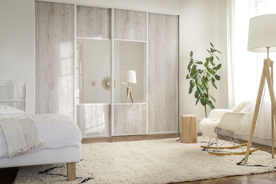  Portes de placards sur-mesure SIFISA | Ambiance Cocooning - Portes et aménagements intérieurs de placards