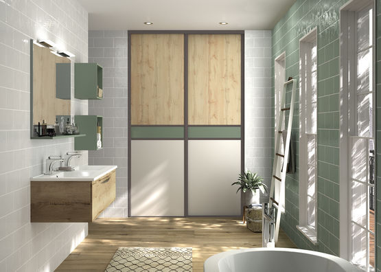 Portes de placards sur-mesure SIFISA | Ambiance Nature - produit présenté par SIFISA