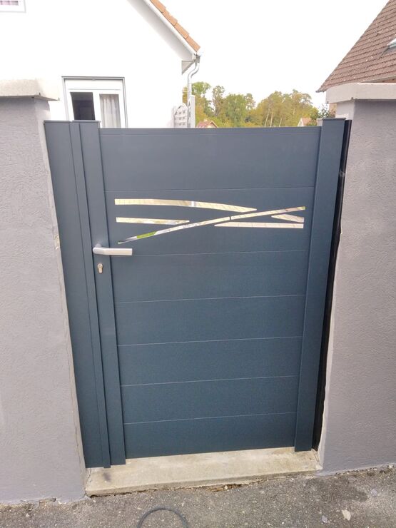  Portillon en aluminium | Collection Modernité - Portails aluminium