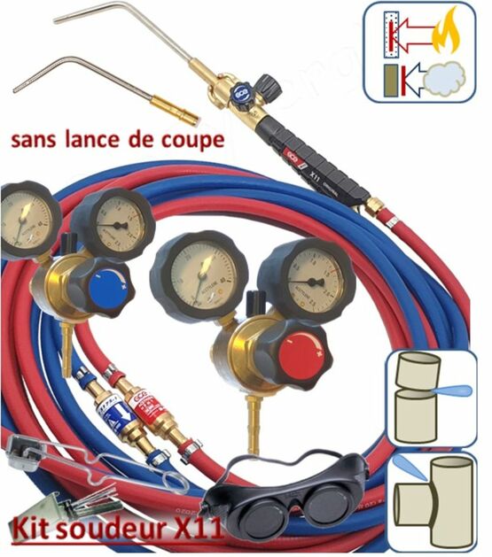  Poste à souder Version Soudeur/Coupeur 2,3/1,6 m3 | Trans´Flam Air Liquide - Matériel de soudure