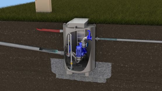  Poste de relèvement préfabriqué « prêt à brancher » | Sidinox - Assainissement collectif