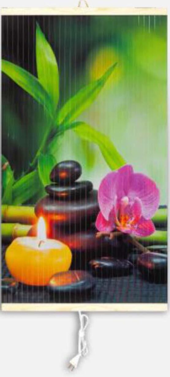 Poster chauffant infrarouge | 1PEC ZEN à rayonnement infrarouge profond