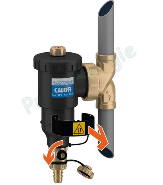  Pot de décantation magnétique Multiposition avec vannes | DIRTMAG - PROSYNERGIE