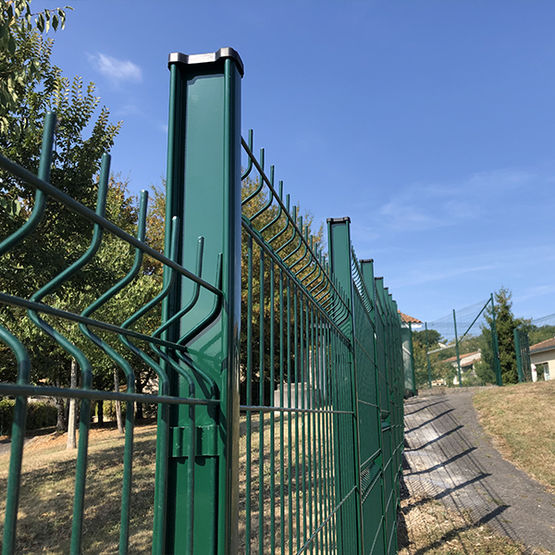  Poteau Aluminium | H ALU  - Clôture métallique