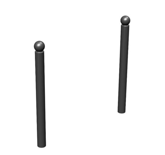  Potelet de protection simple | P0 76 - Borne et potelet