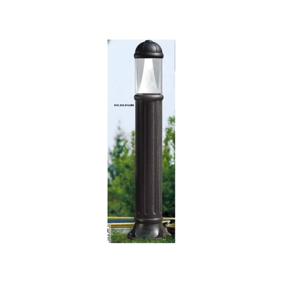  Potelet de rue en résine avec éclairage | Bollard Sauro  - LED LIGHTING FRANCE