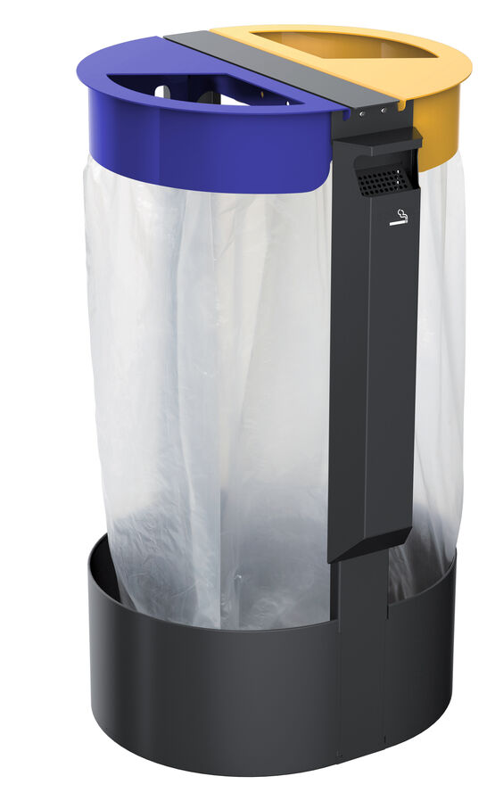  Poubelle de tri Citwin 2 flux | 1-01-5-032 - Poubelle
