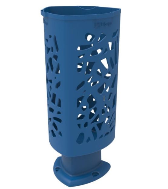 Poubelle de ville en plastique recyclable Scuderia 57.5 litres