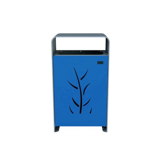  Poubelle urbaine avec design décoratif | SOUTH BANK TRI 1 FLUX - S 75L &amp; XL 120 L  - Poubelle