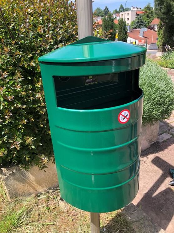  Poubelle urbaine murale ou avec poteau | AUSTRALIA RELIEF - Poubelle