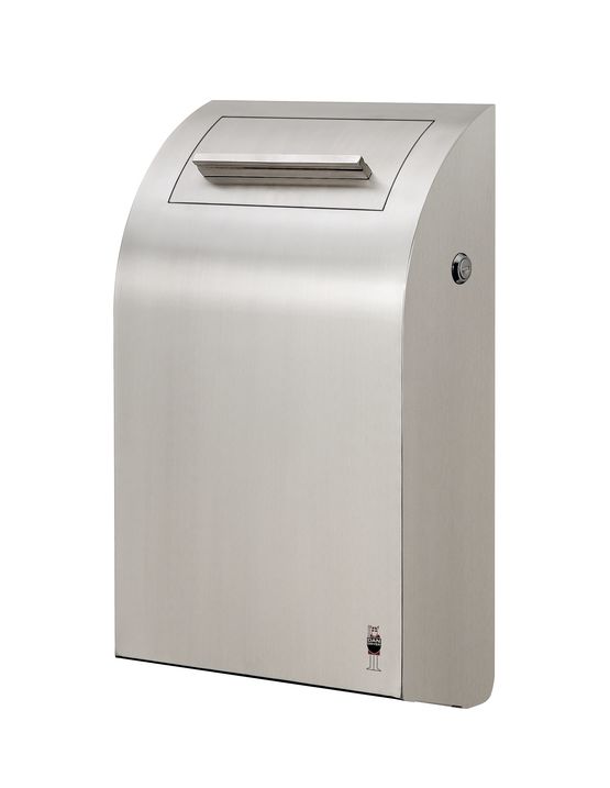 Poubelles pour hygiène féminine à pose murale | STAINLESS DESIGN - Poubelle d'intérieur