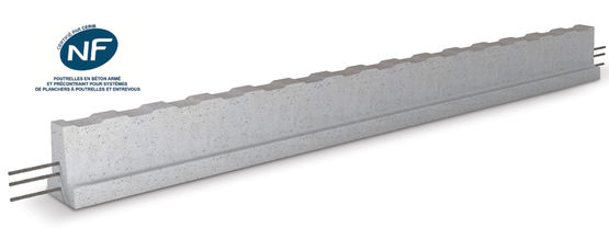  Poutrelle en béton précontraint sans étai pour vide sanitaire | RS SE - Poutrelles