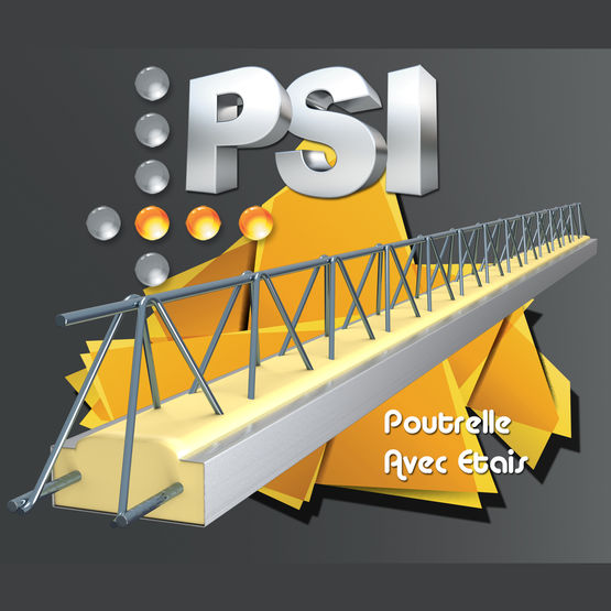  Poutrelle légère et isolante avec étais | PSI  - Poutrelles