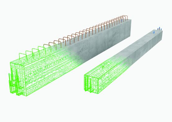 Prédalles et prémurs préfabriquées en béton précontraint bas carbone | Impakt+ IC19 - produit présenté par KP1