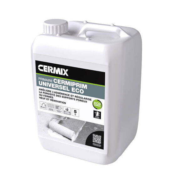 Primaire d&#039;adhérence en neuf et rénovation, supports poreux ou fermés | CERMIPRIM UNIVERSEL ECO 