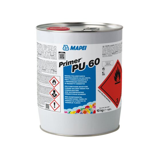 Primaire d'imperméabilisation  PRIMER PU60 résine polyuréthane pour chapes ciment