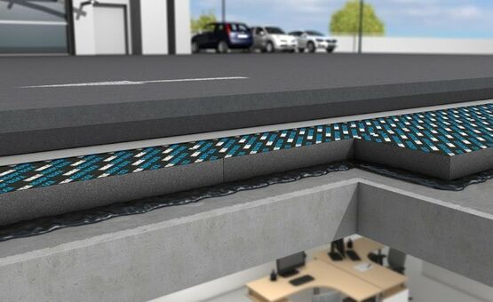  Procédé d&#039;isolation thermique sous enrobés de toitures terrasses accessibles | Enrobé FOAMGLAS - FOAMGLAS / PITTSBURGH CORNING FRANCE