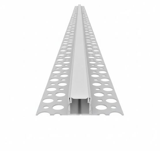 Profilé architectural LED avec lignes de lumière dans les surfaces carrelées | Ceramic Line P