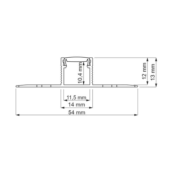 Profilé architectural LED avec lignes de lumière dans les surfaces carrelées | Ceramic Line P - produit présenté par HLT SP. Z O.O.
