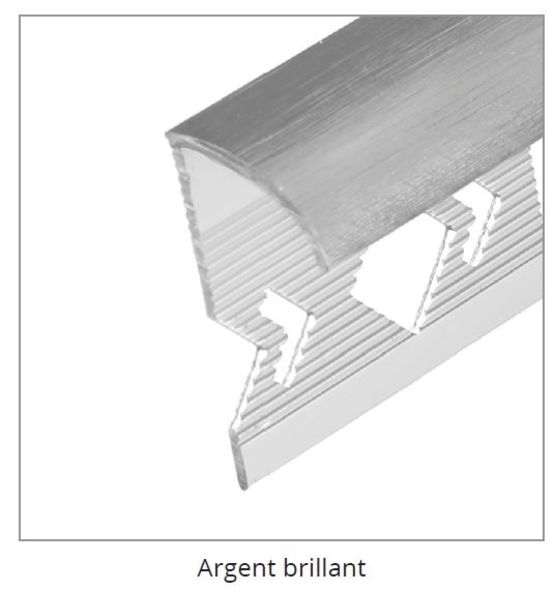 Profilé d’arrêt pour la protection des arrêtes des angles carrelés | ARRONDI  - produit présenté par MAT INTER