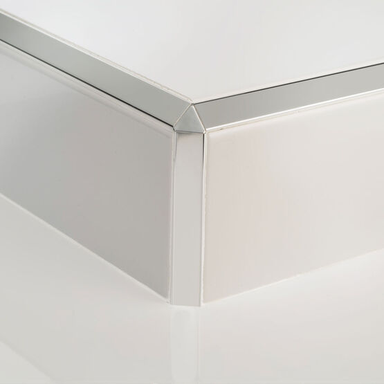 Profilé de finition triangulaire pour angles de carrelage | CERFIX PROANGLE F en aluminium et acier inoxydable