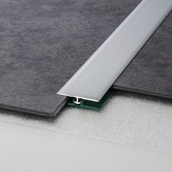 Profilé de seuil pour sols LVT | Profix Thin Z/4 en aluminium anodisé