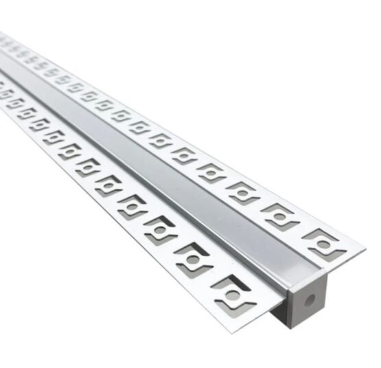  Profilé LED encastrable | Profilé aluminium pour ruban LED avec couvercle blanc opaque - MANDARIN & CO