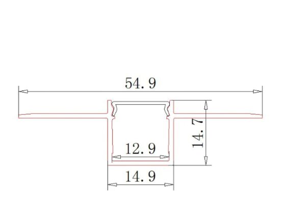 Profilé LED encastrable | Profilé aluminium pour ruban LED avec couvercle blanc opaque - produit présenté par MANDARIN & CO
