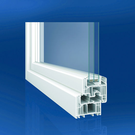 Profilé multi-chambres de 84 mm pour fenêtres et portes-fenêtres | Eforte