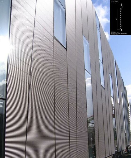 Profilé peigne extrudé aluminium alliage 6060 T6 | PROFIL LOOK BUILDING REF LBP2U.10050 - produit présenté par LOOK MÉTAL