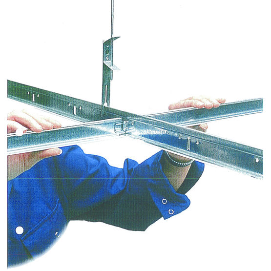 Profilés apparents à joint creux pour plafond suspendu | Clix