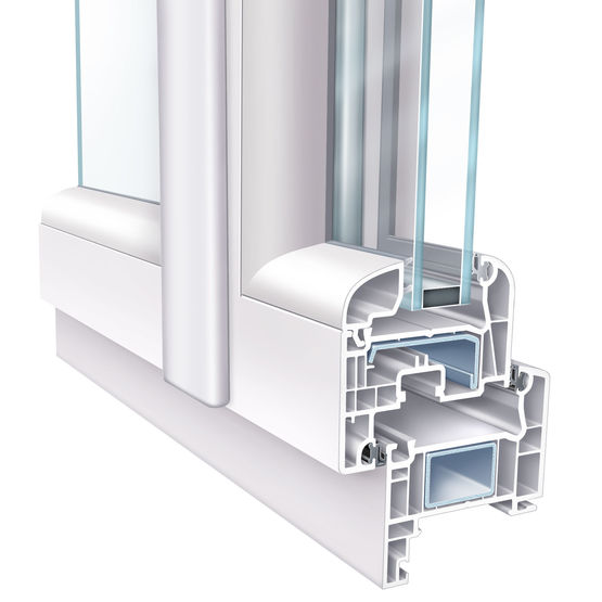 Profilés PVC pour fenêtres et porte-fenêtres  | SWINGLINE 70 - Gamme 70 mm  - VEKA