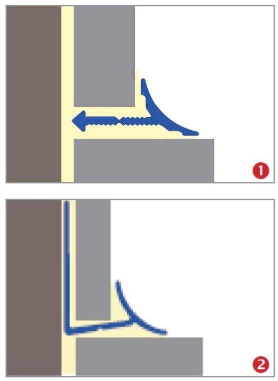  Profilés techniques | ANGLE INTERIEUR / ETANCHEITE / DILATATION / FRACTIONNEMENT - MAT INTER