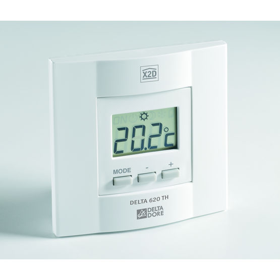 Programmatore Radio Filo Pilota Delta Dore 3 Zone | Per Riscaldamento Elettrico, Bianco - Foto 6