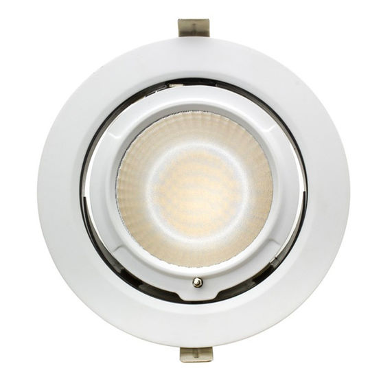 Projecteur LED Rond Orientable 38W teinte selectionnable Blanc IP20 Osram