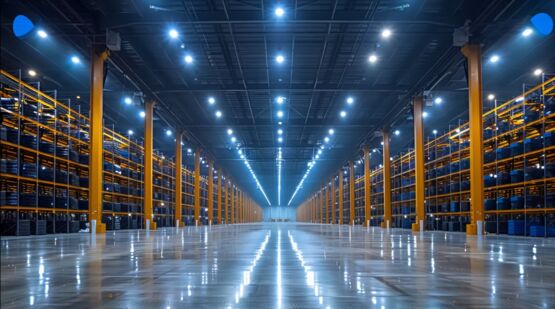 Projecteur LED industriel | High Bay LED en alliage d'aluminium - produit présenté par SGS DISTRIBUTION (LED LIGHT PROJECT)