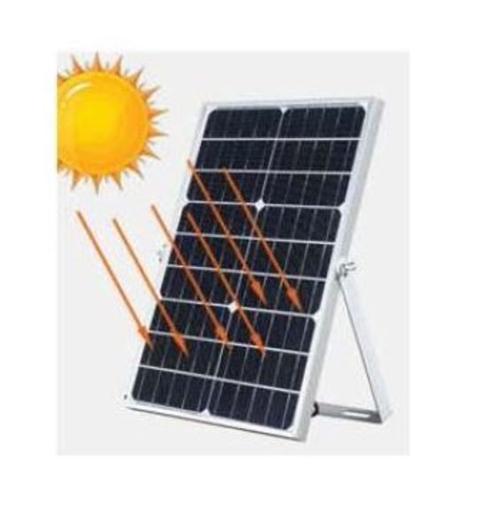 Projecteur LED solaire avec détecteur de mouvement | ETI-BS40-S NOVETI - Spots et projecteurs (extérieur)