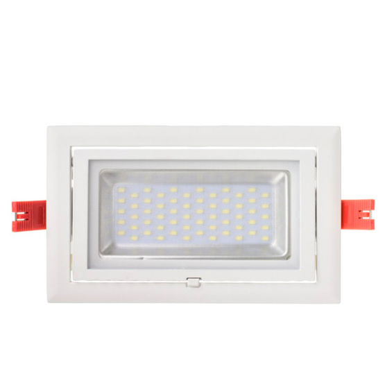  Projecteur orientable pour éclairage intérieur de 20 à 60 W de puissance | Projecteur LED rectangulaire orientable 38W IP20 3000K - COLINTER AMPOULES SERVICE