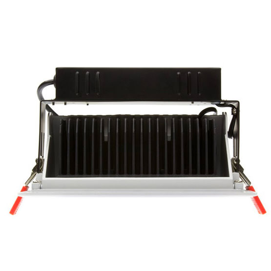  Projecteur orientable pour éclairage intérieur de 20 à 60 W de puissance | Projecteur LED rectangulaire orientable 38W IP20 3000K - Projecteurs