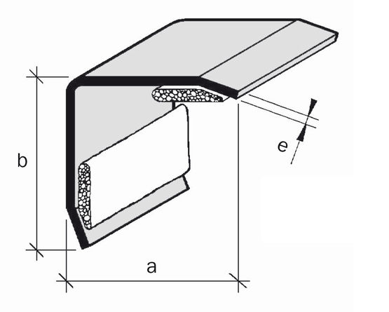 Protection d’angle de murs INOX à coller ou adhésive